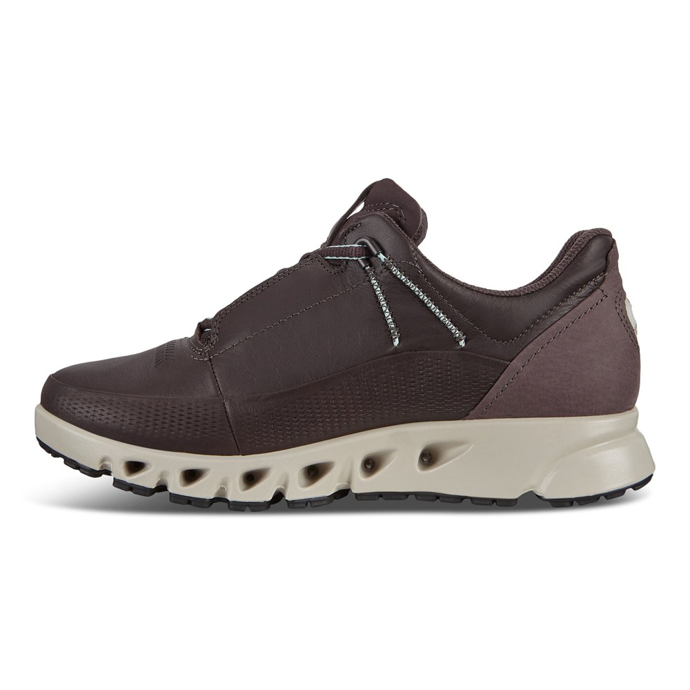 Tenis Outdoor Mujer - ECCO Multi-Vent - Grises Oscuro - YFA253674